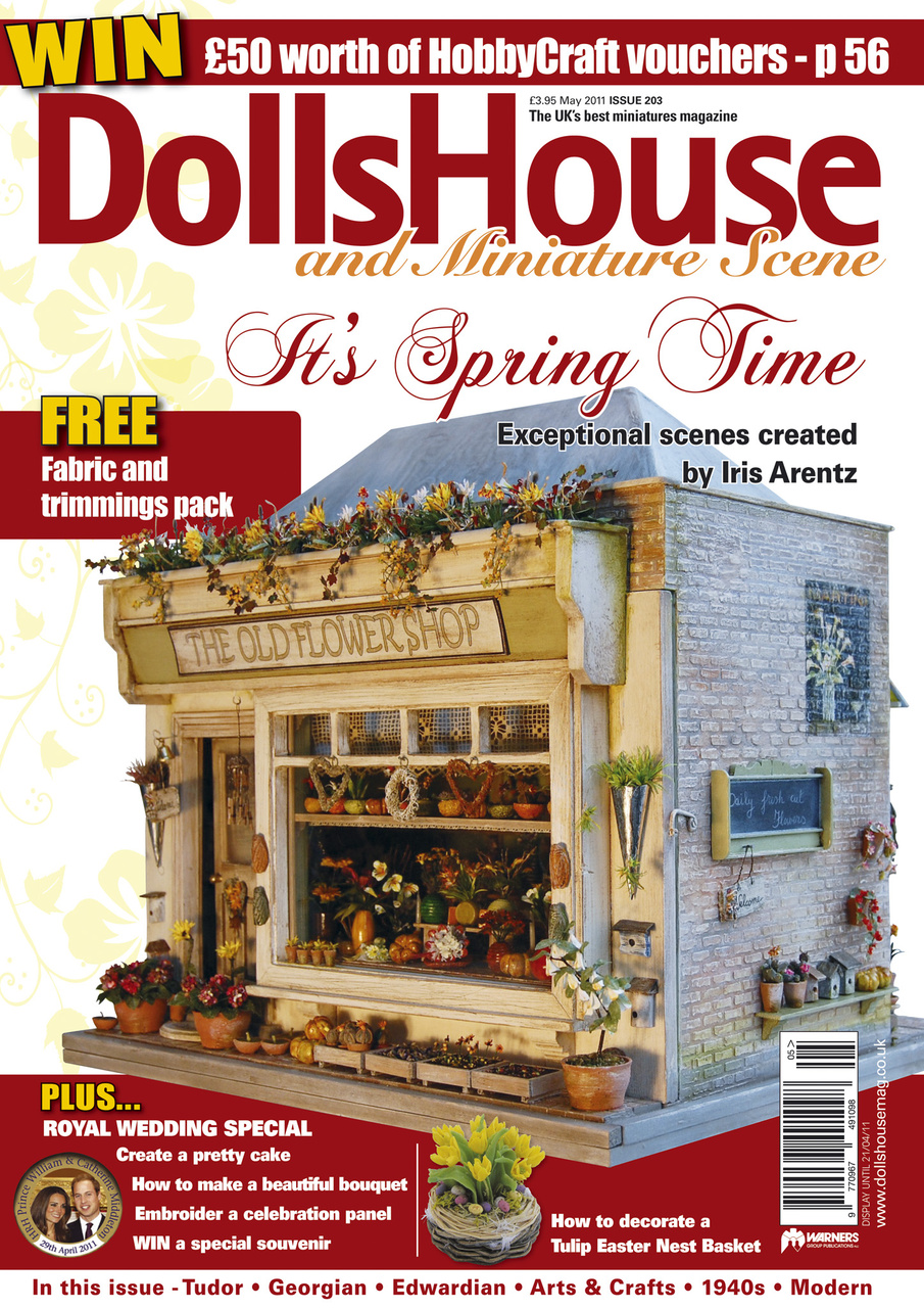 Dolls House and Miniature Scene Magazine DHMS May 11 (Iss 203) Back Issue