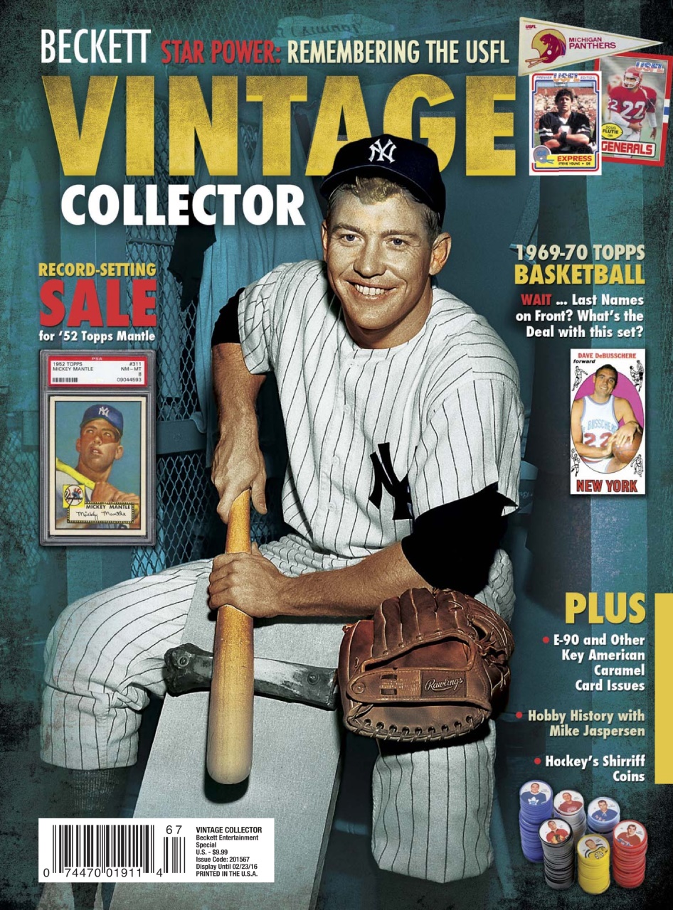 Beckett Vintage Collector Magazine Vintage Collector Special2 Back Issue