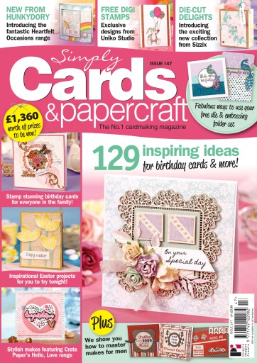 Simply Cards & Papercraft Magazine - 147 Back Issue