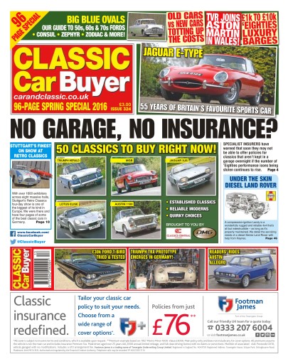 Classic Auto Insurance No Garage