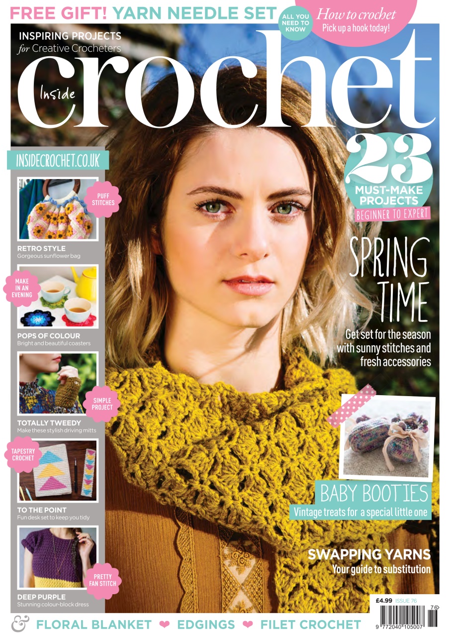 Inside Crochet Magazine Issue 76 Back Issue