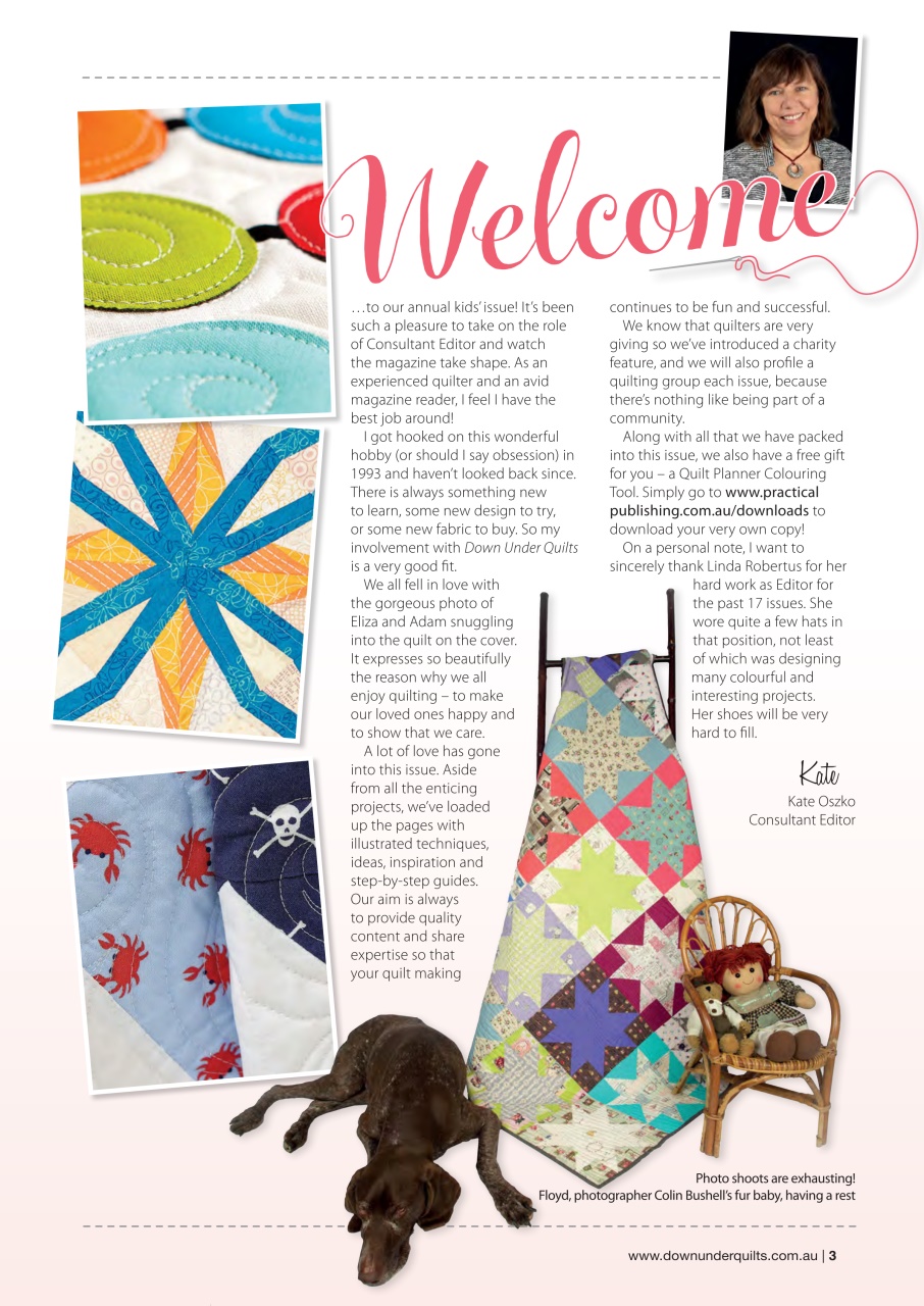 Down Under Quilts Magazine 175 Back Issue