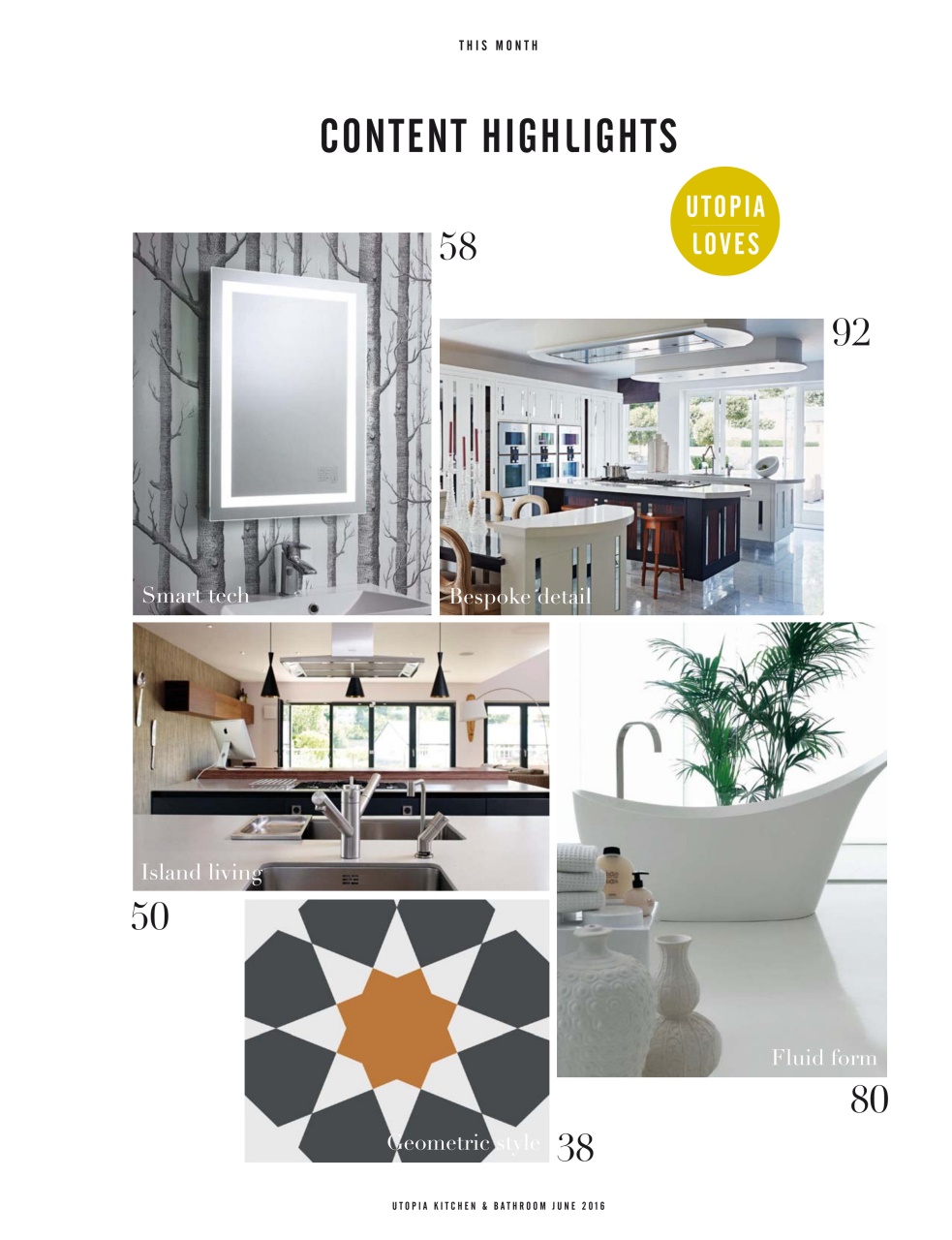 Utopia Kitchen & Bathroom Magazine Utopia Kitchen & Bathroom June