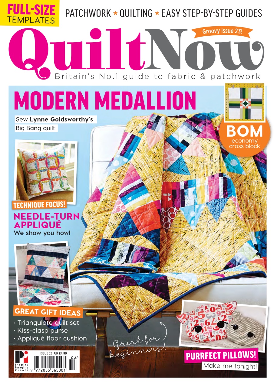 Quilt Now Magazine 23 Back Issue