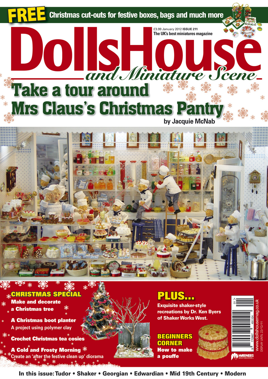 Dolls House and Miniature Scene Magazine DHMS January 2012 (Iss 211