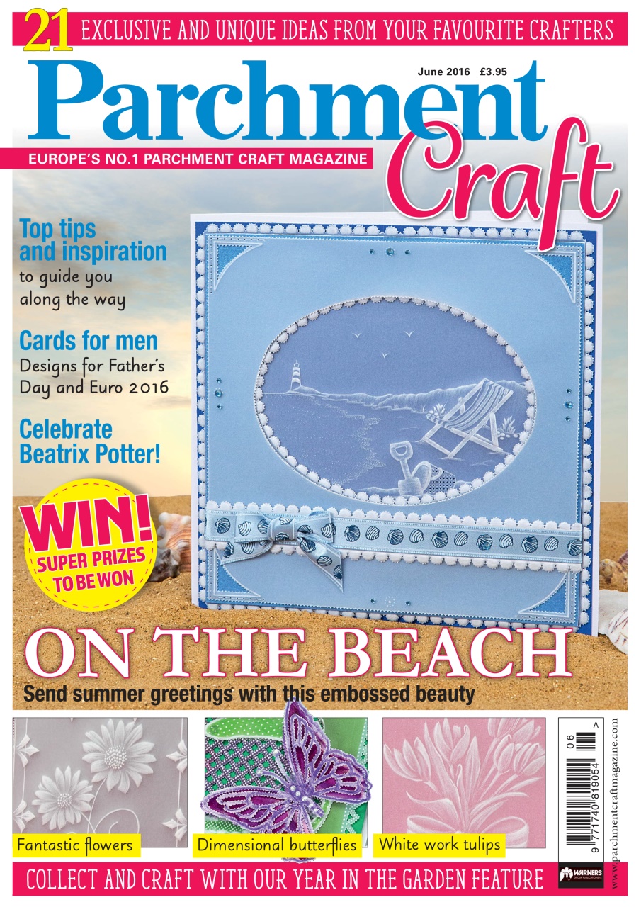 Parchment Craft Magazine June 2016 Back Issue