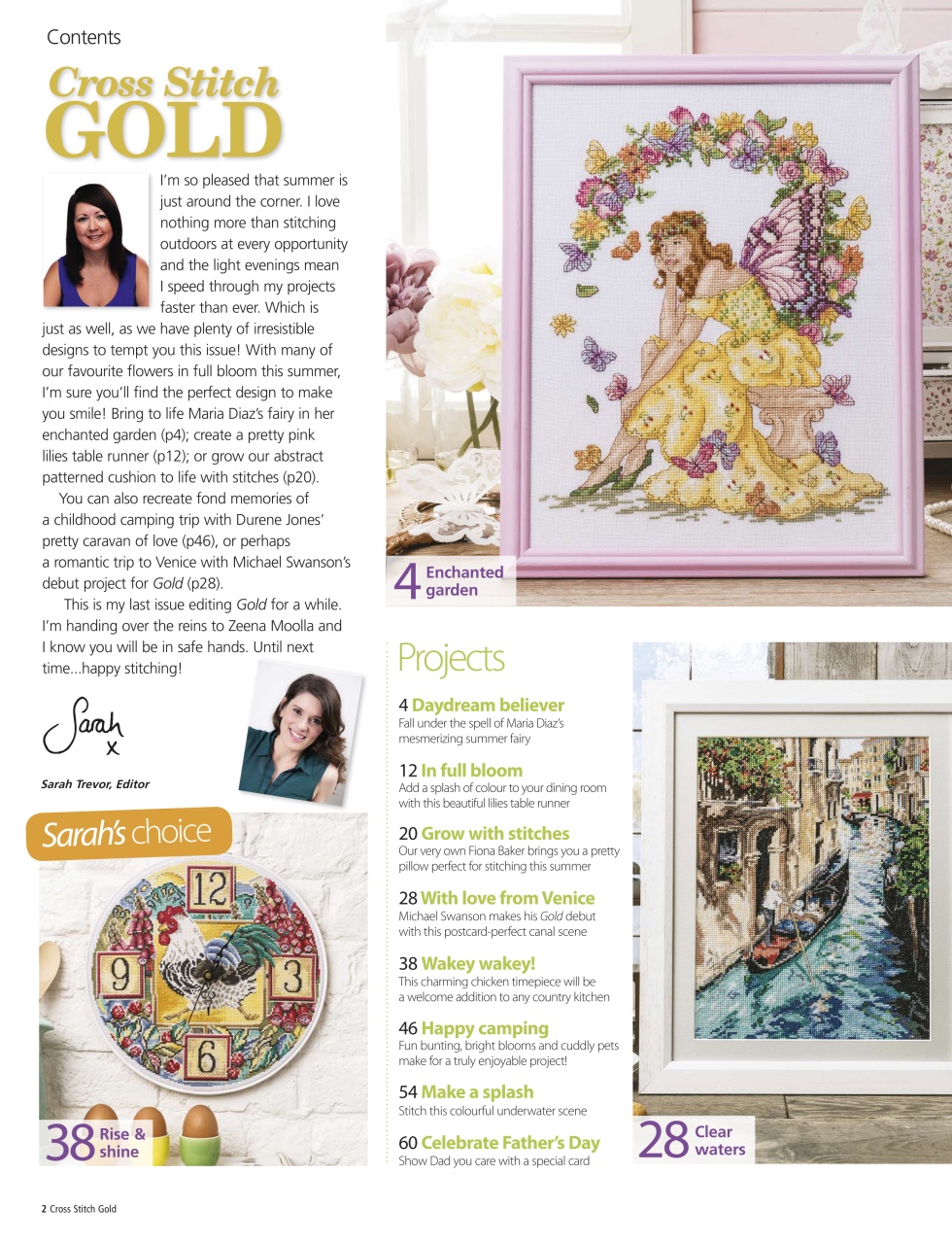 Cross Stitch Gold Magazine May 2016 Back Issue