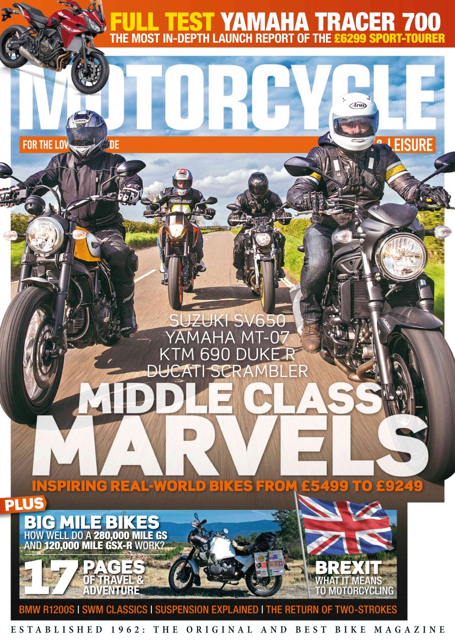 Motorcycle Sport & Leisure Magazine - September 2016 Back Issue