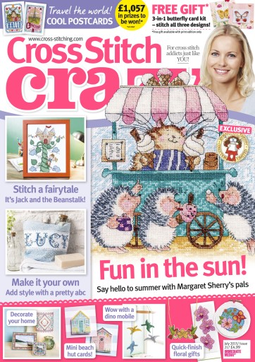 Cross Stitch Crazy Magazine July 2016 Subscriptions Pocketmags