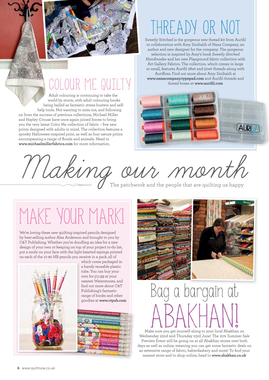 Quilt Now Magazine 24 Back Issue