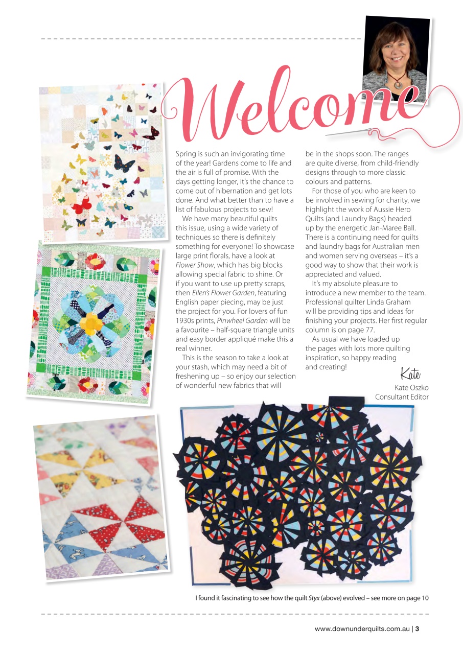 Down Under Quilts Magazine 176 Back Issue