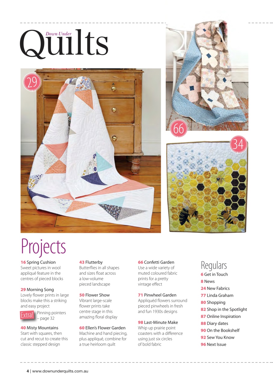 Down Under Quilts Magazine 176 Back Issue