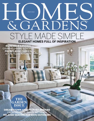 Homes Gardens Magazine July 2016 Subscriptions Pocketmags