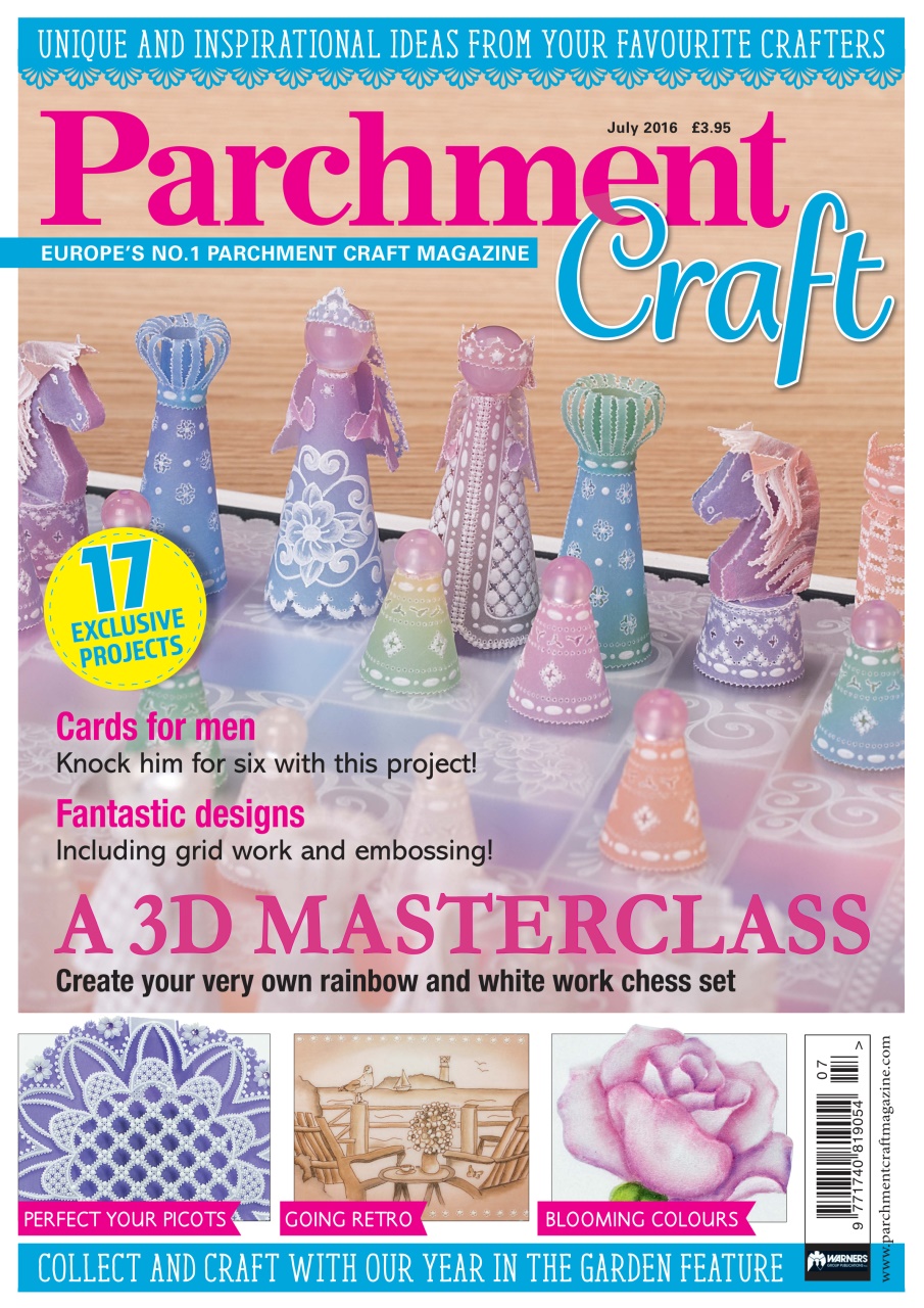 Parchment Craft Magazine July 2016 Subscriptions Pocketmags