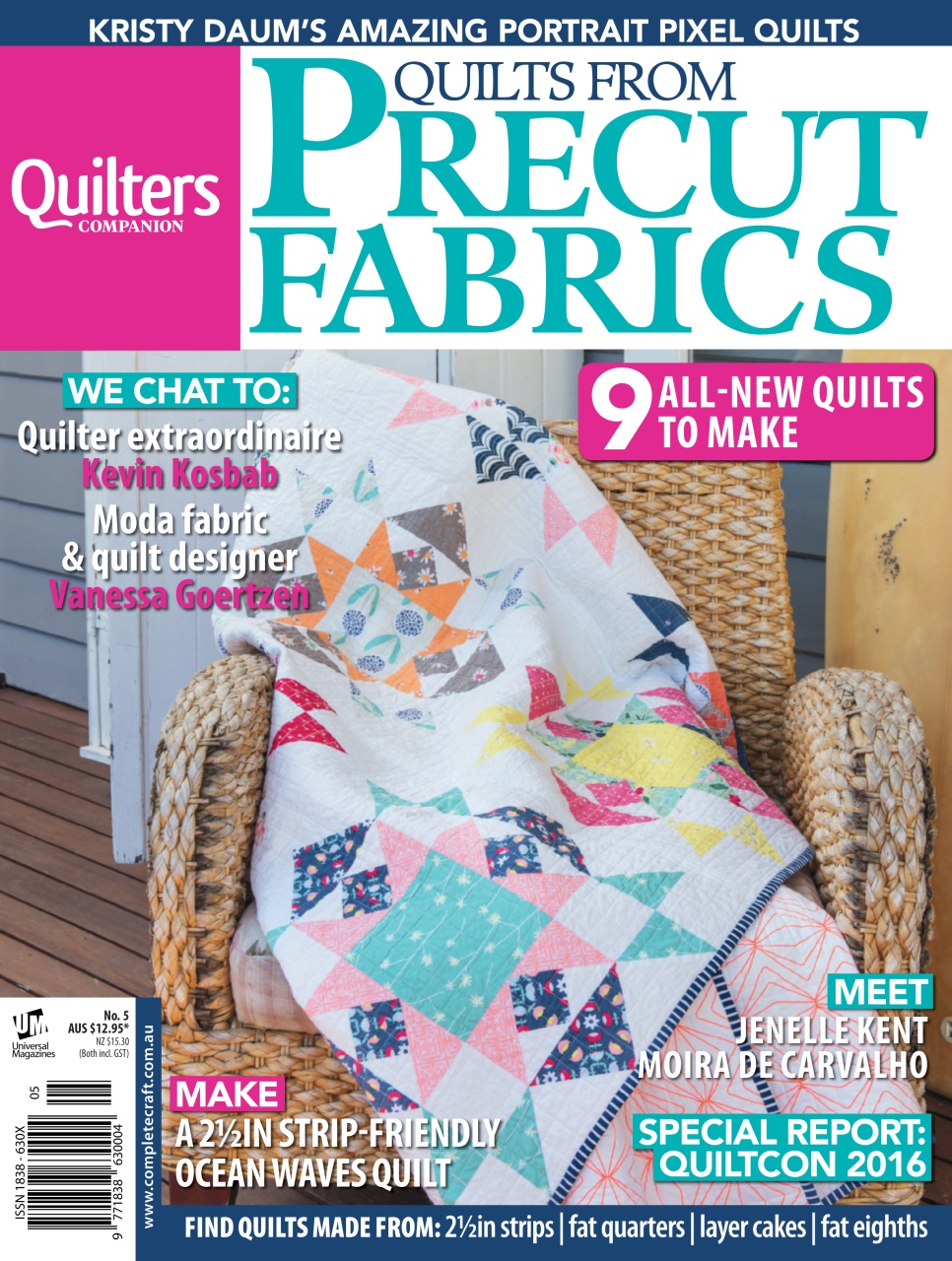 Quilters Companion Magazine Quilts From Precut Fabrics 5 Special Issue