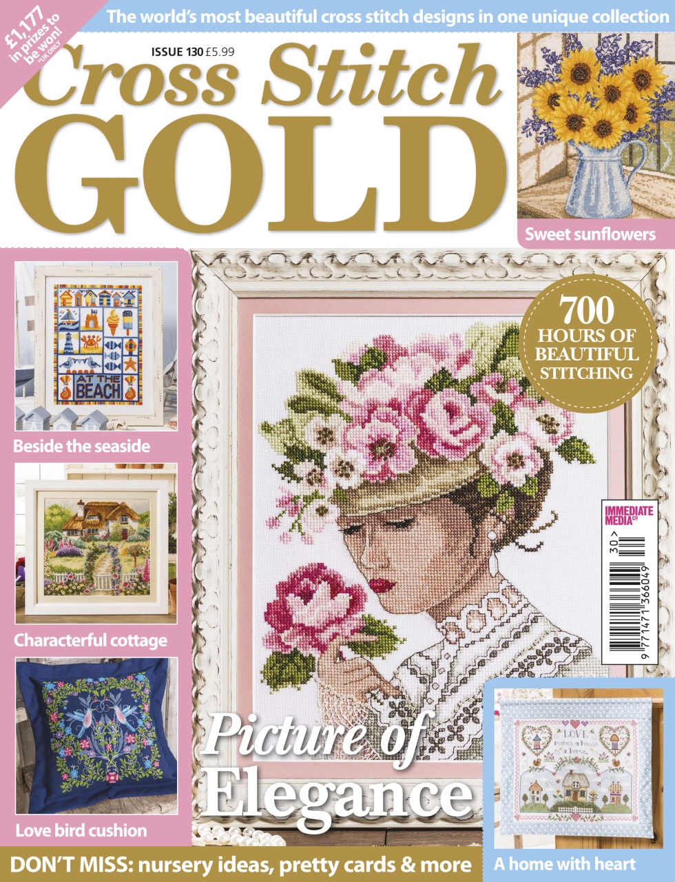 Cross Stitch Gold Magazine June 2016 Back Issue