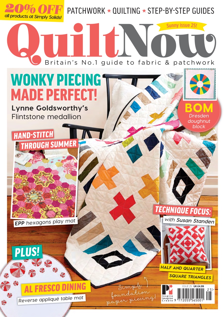 Quilt Now Magazine 25 Back Issue