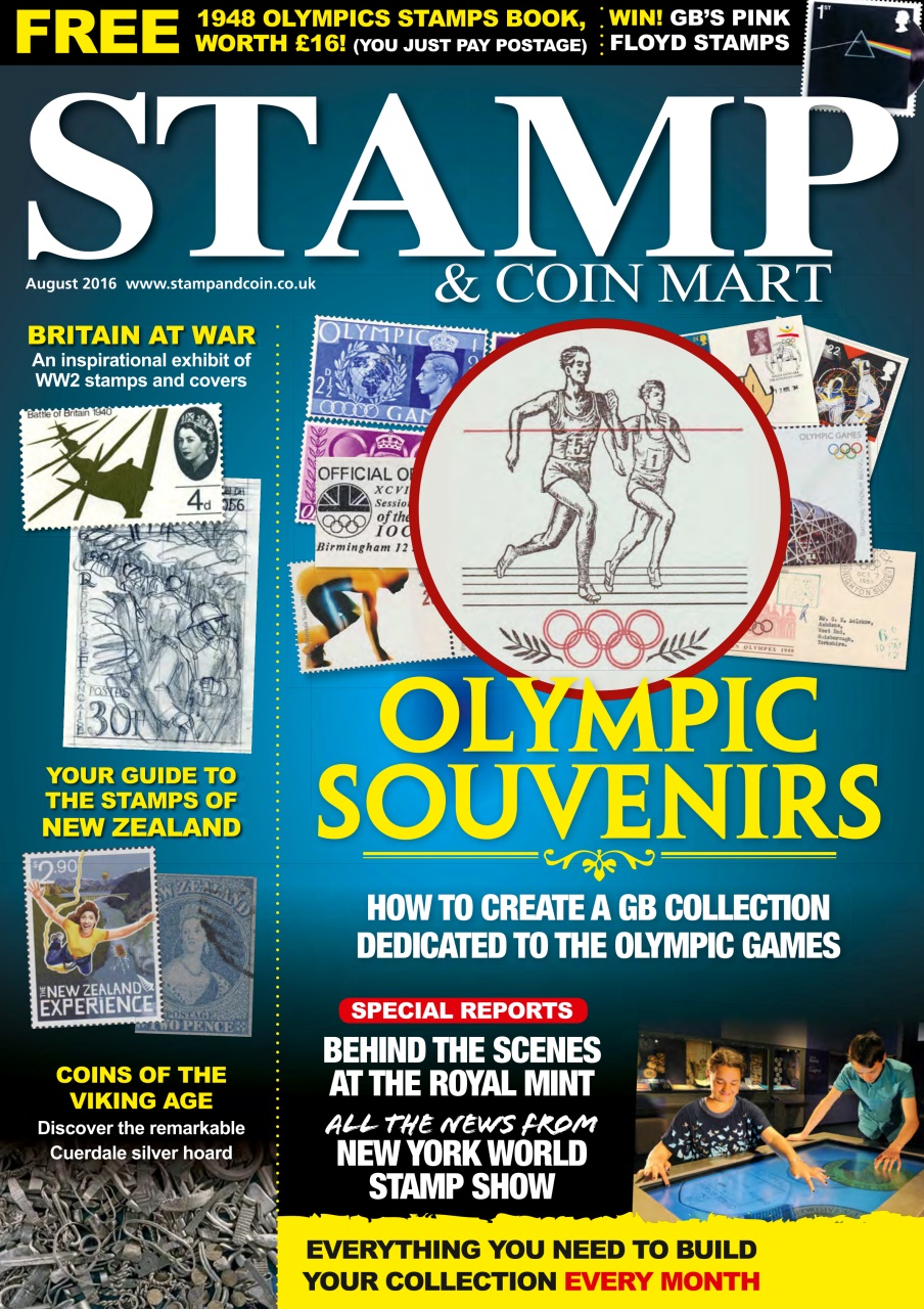 Stamp Collector Magazine August 2016 Subscriptions Pocketmags