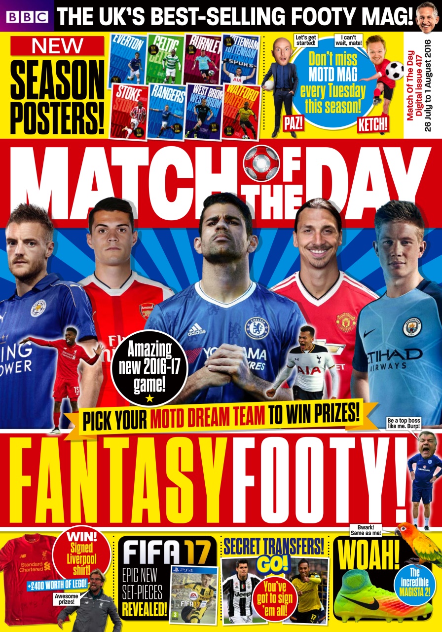Match of the Day Magazine Issue 417 Back Issue