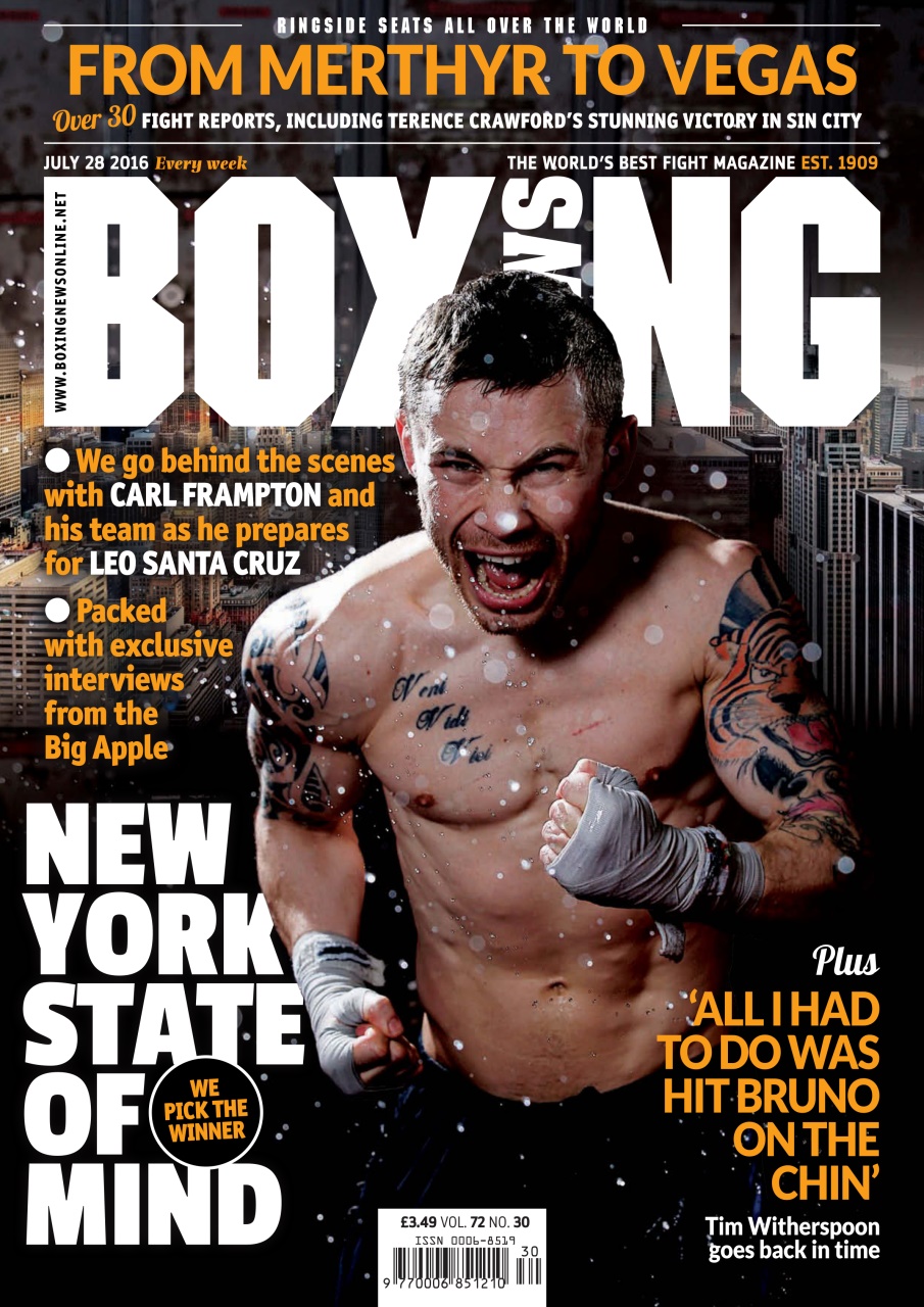 Boxing News Magazine - 26/07/2016 Subscriptions | Pocketmags