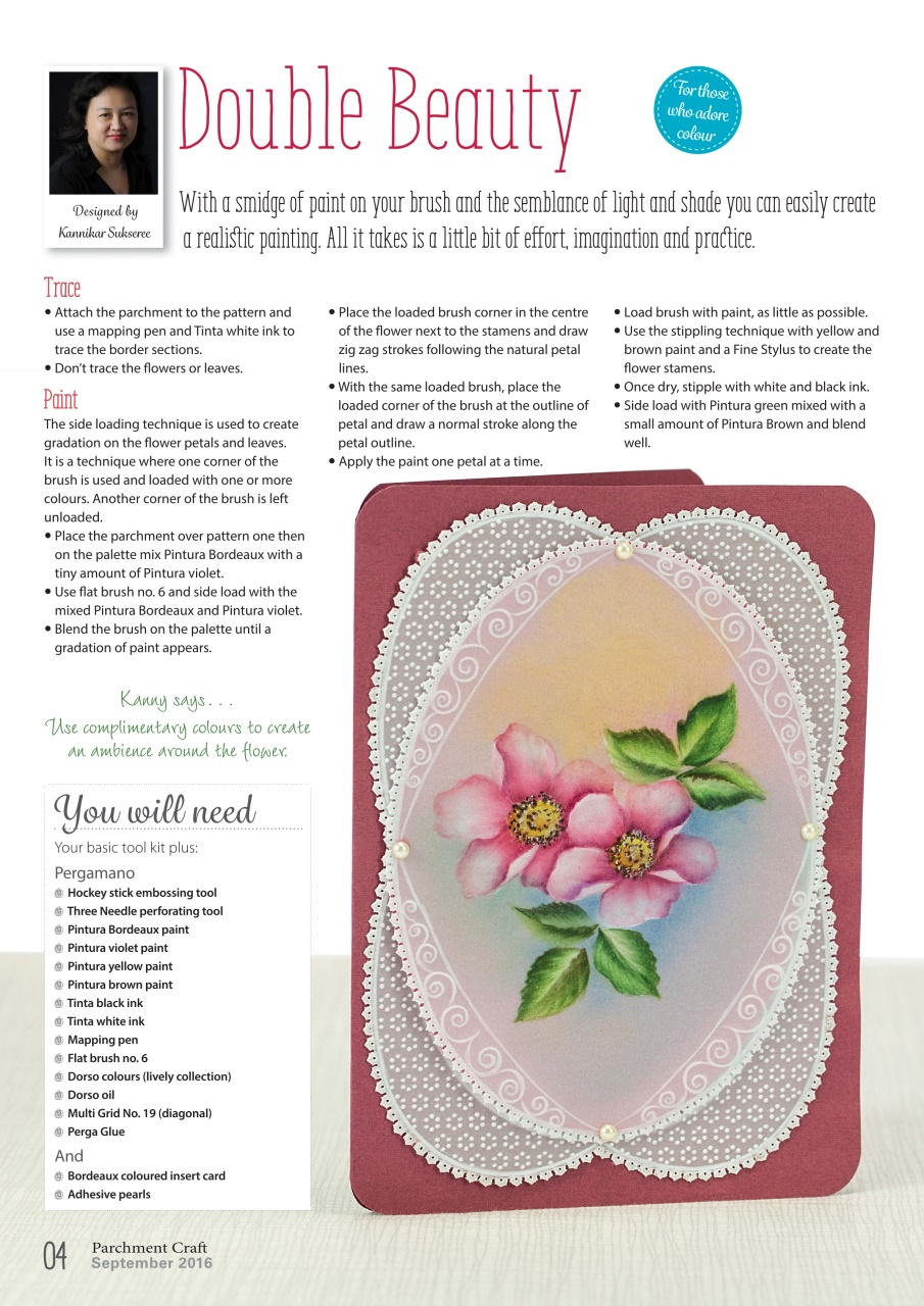 Parchment Craft Magazine September 2016 Subscriptions Pocketmags