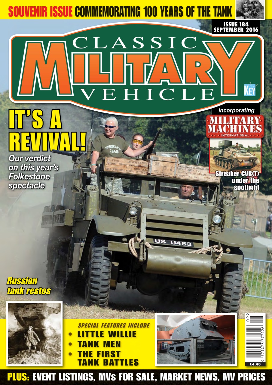 Classic Military Vehicle Magazine September 2016 Back Issue
