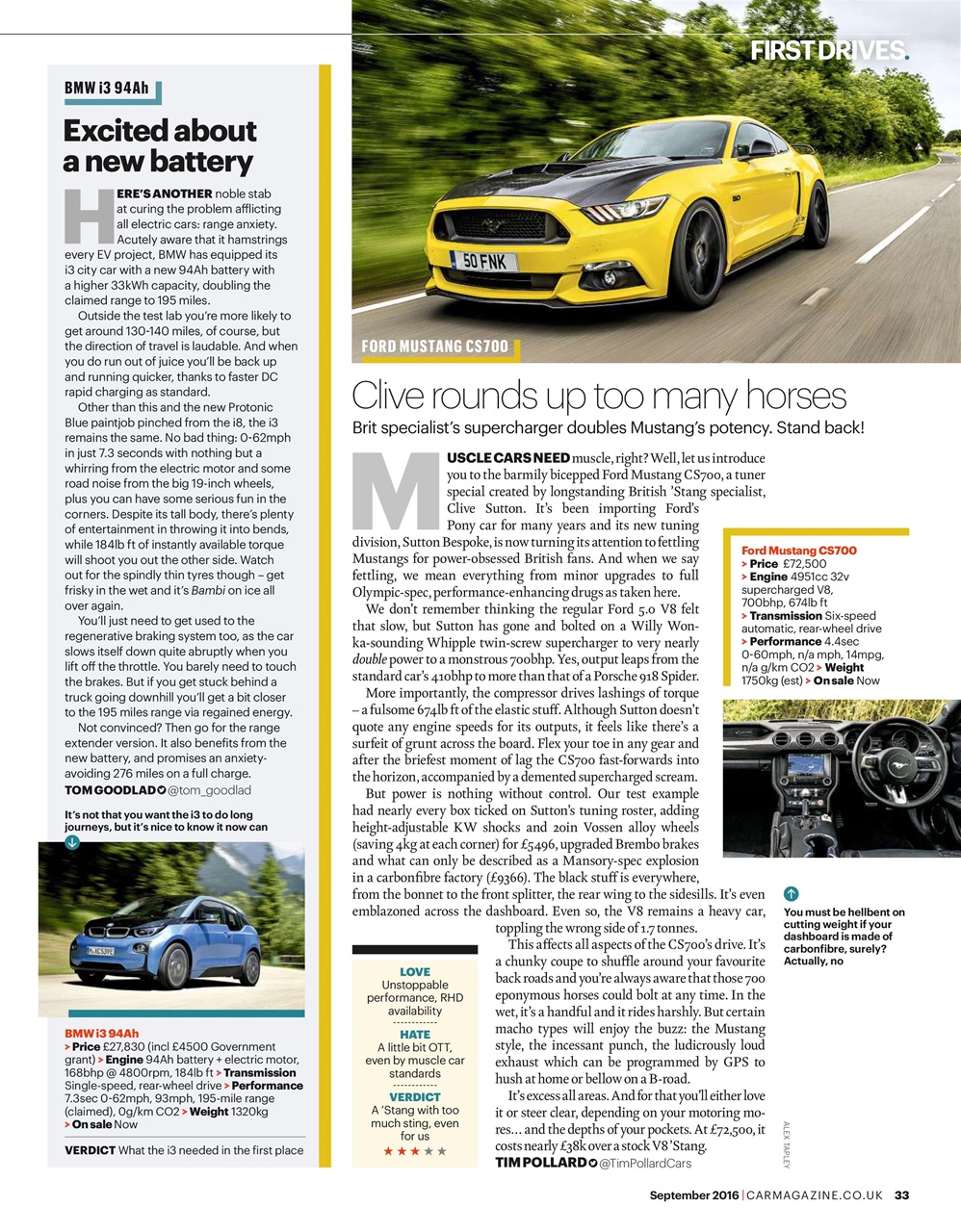Car Magazine September 2016 Back Issue
