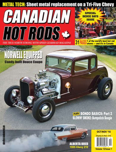 Canadian Hot Rods Magazine - octnov2016 Back Issue