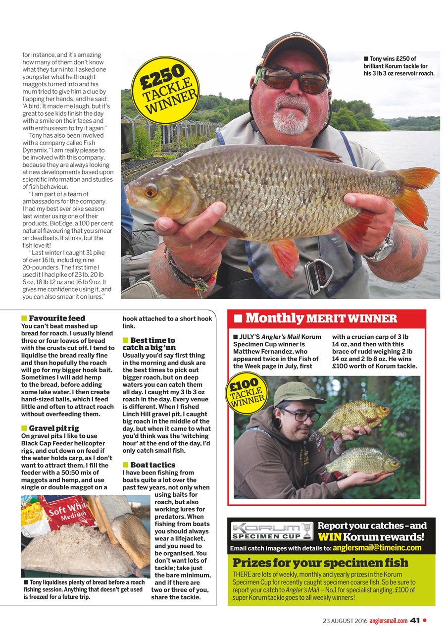 Anglers Mail Magazine - 23rd August 2016 Back Issue