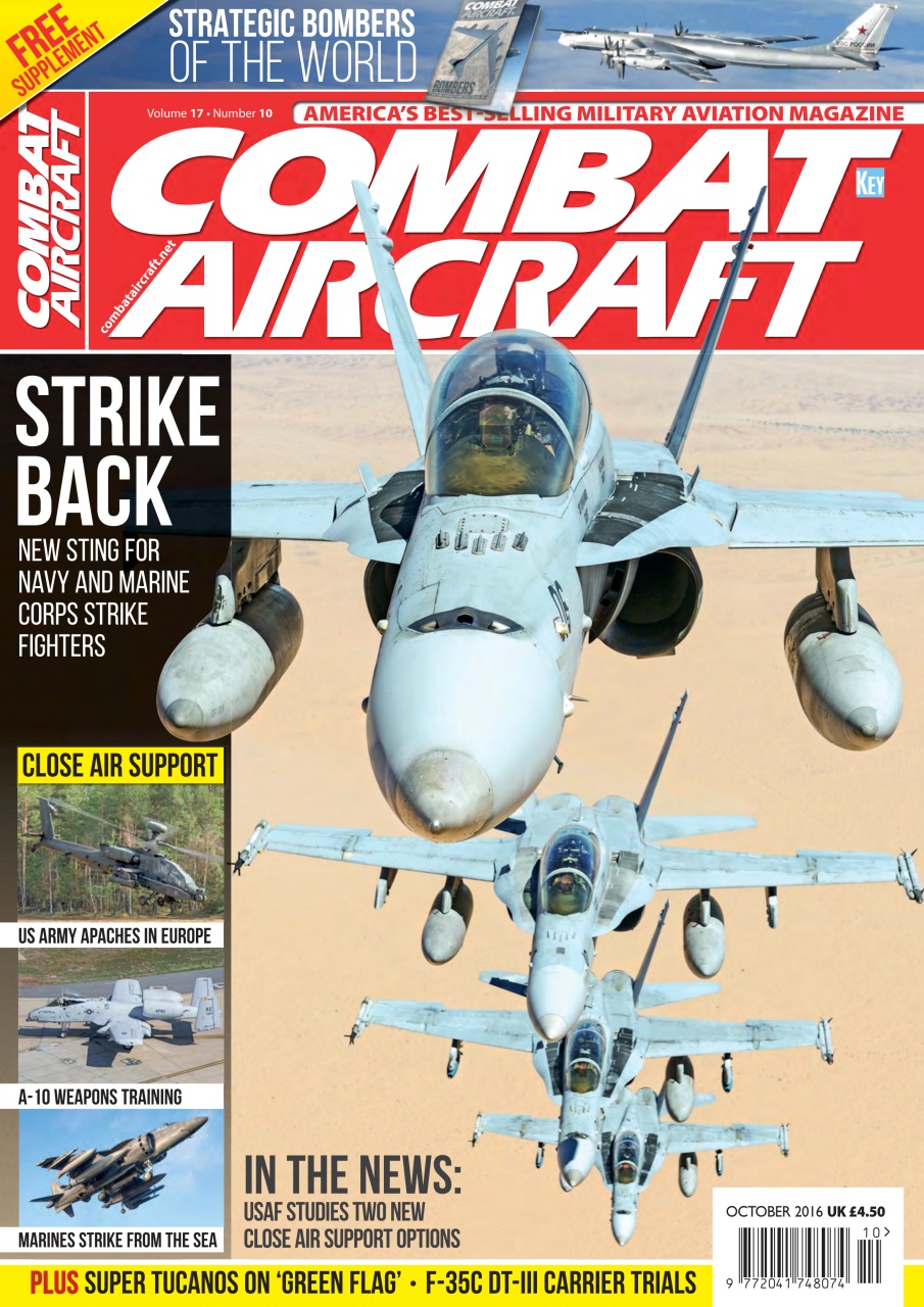 Combat Aircraft Journal Magazine - October 2016 Back Issue