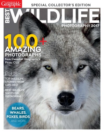 Canadian Geographic Magazine - Best Wildlife Photography 2017 Special Issue
