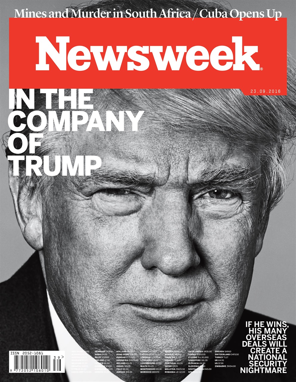 Newsweek International Magazine - 23rd September 2016 Back Issue