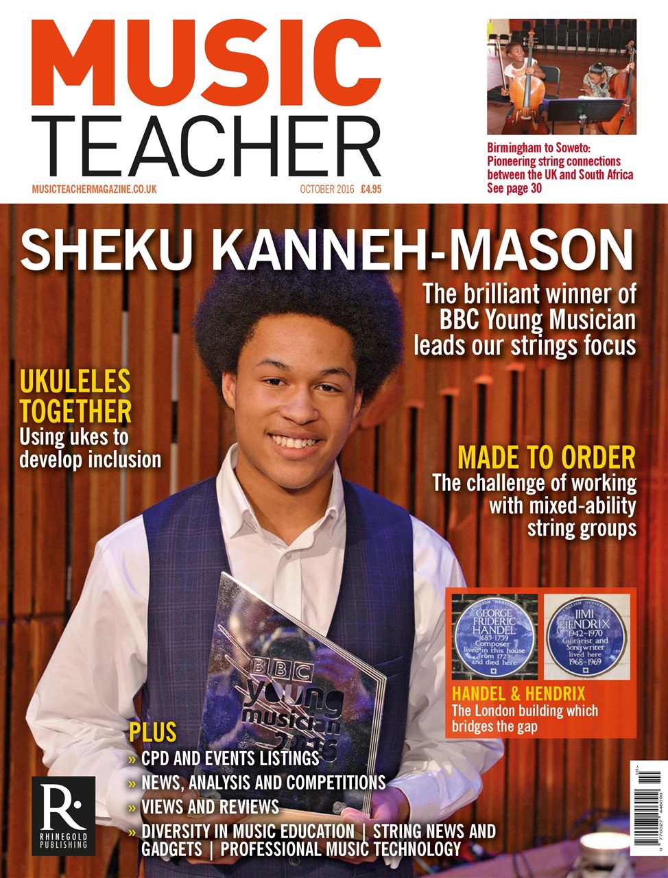 Music Teacher Magazine October 2016 Back Issue