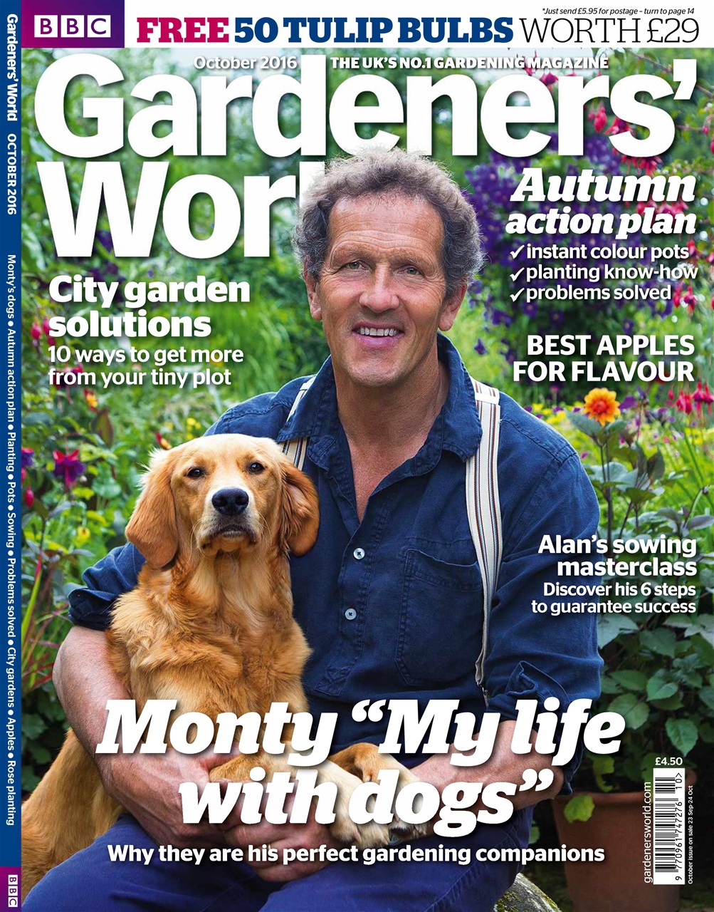 BBC Gardeners World Magazine October Back Issue