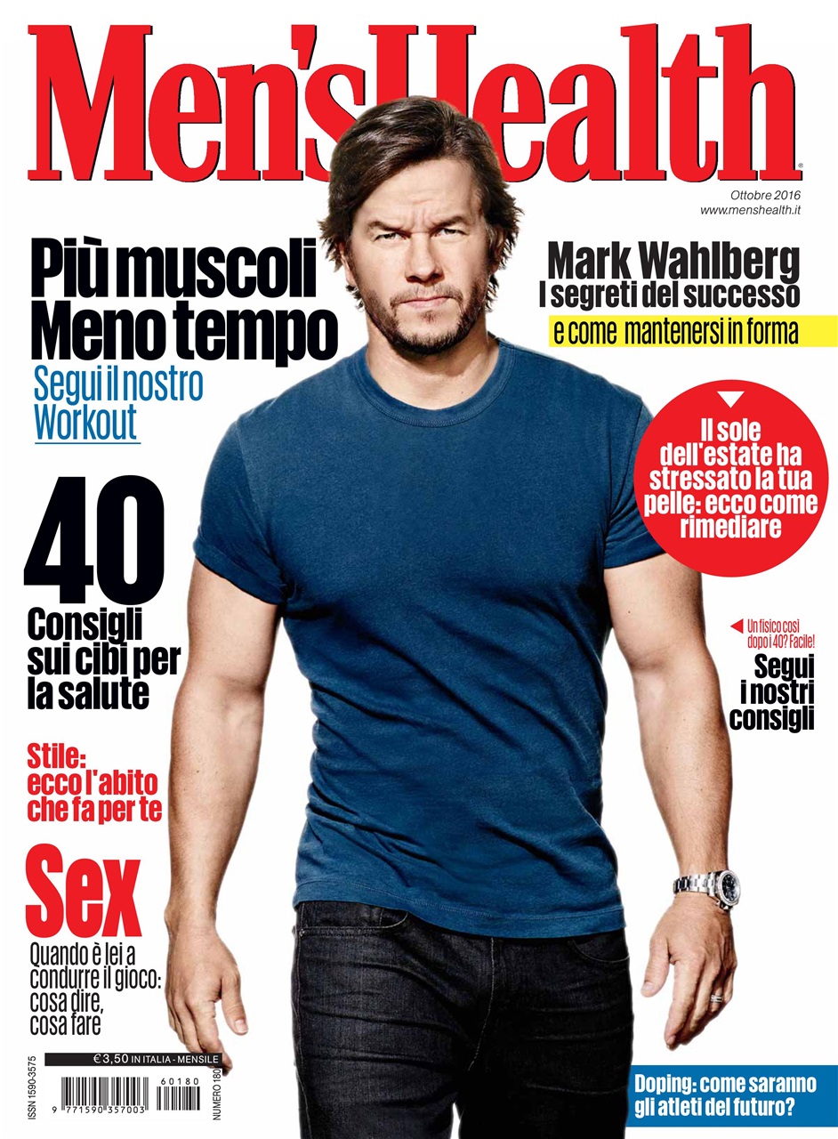 Men's Health Italia Magazine Men's Health 10 2016 Subscriptions