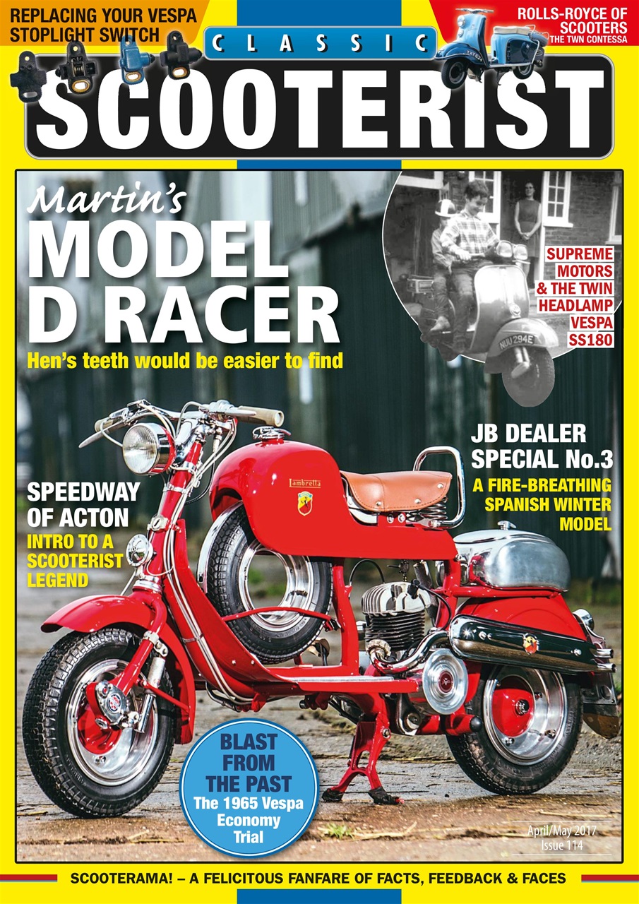 Classic Scooterist Magazine April May 2017 Back Issue
