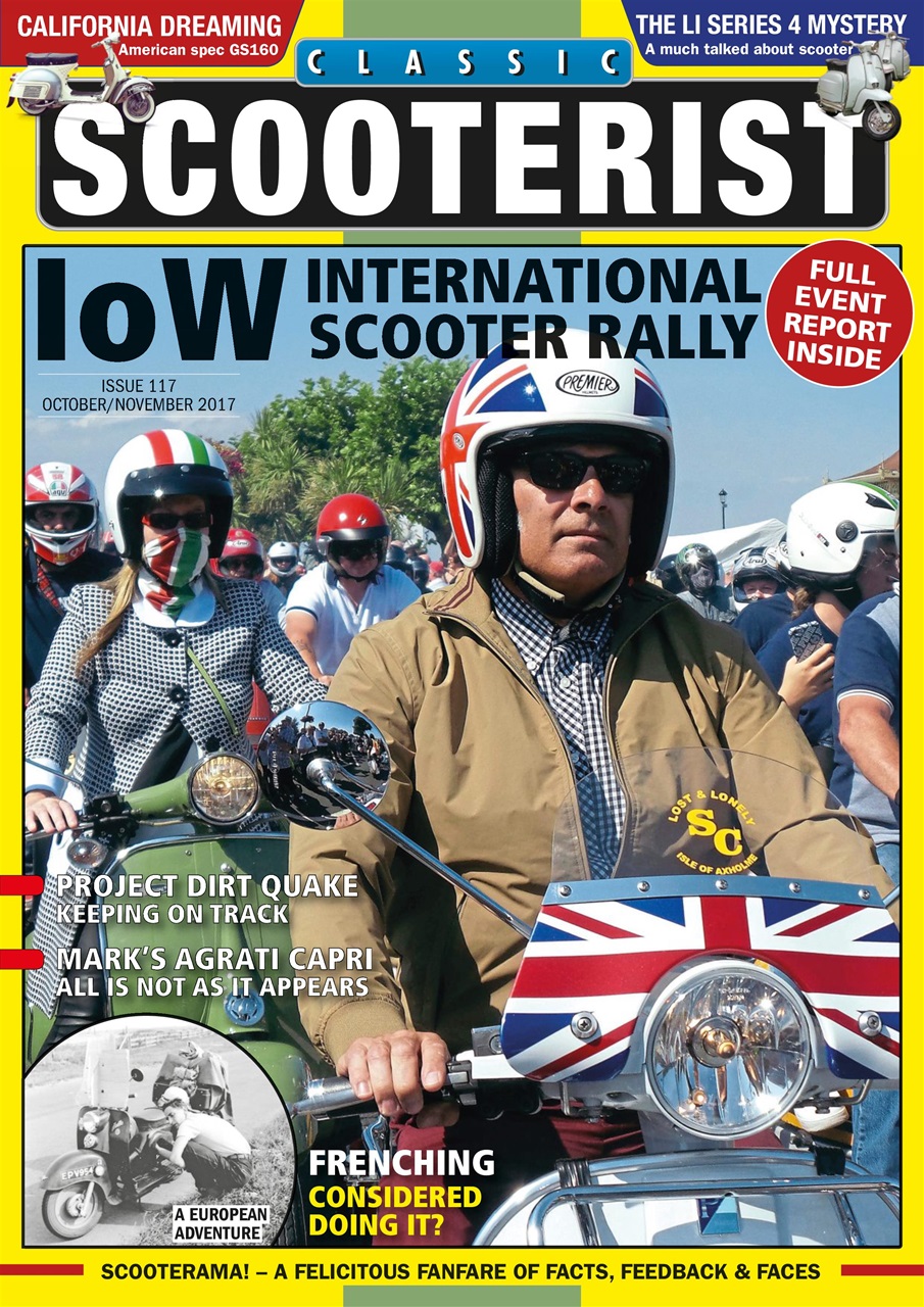Classic Scooterist Magazine October / November 2017 Back Issue