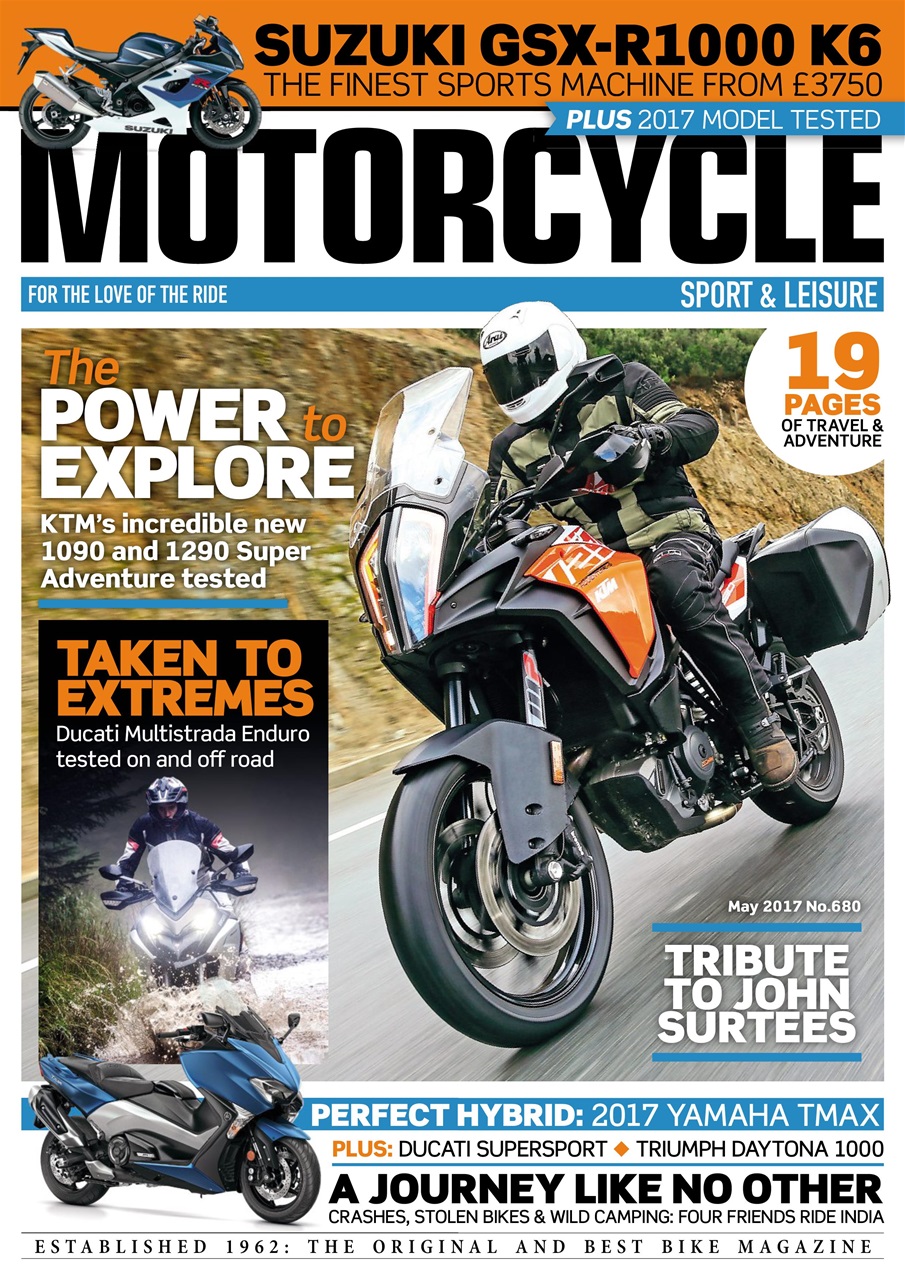 Motorcycle Sport & Leisure Magazine - May 2017 Subscriptions | Pocketmags