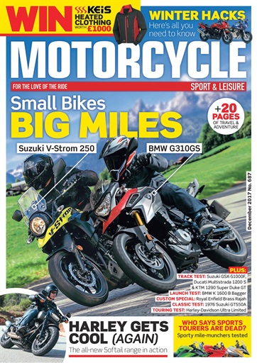 Motorcycle Sport & Leisure Magazine - December 2017 Back Issue