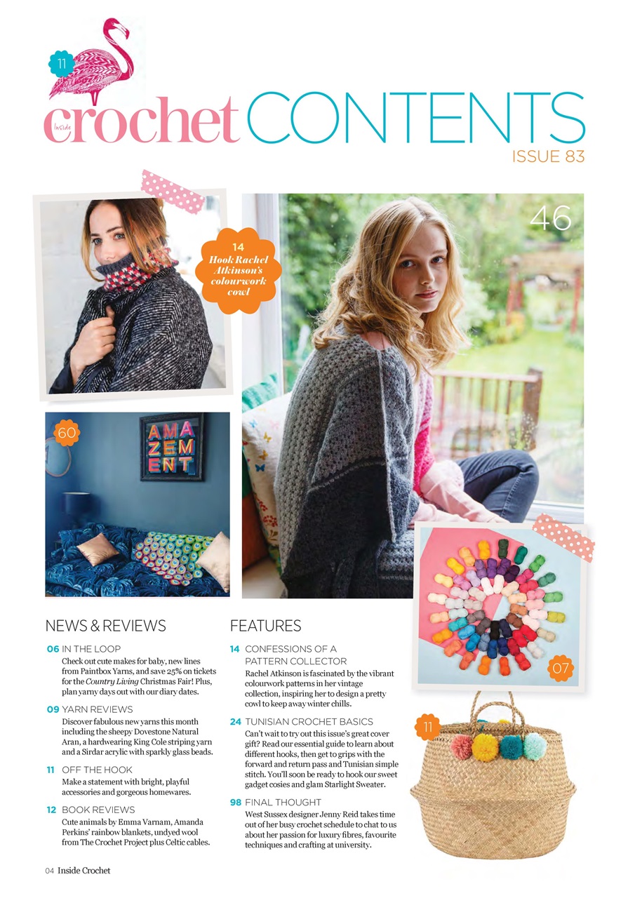 Inside Crochet Magazine Issue 83 Back Issue