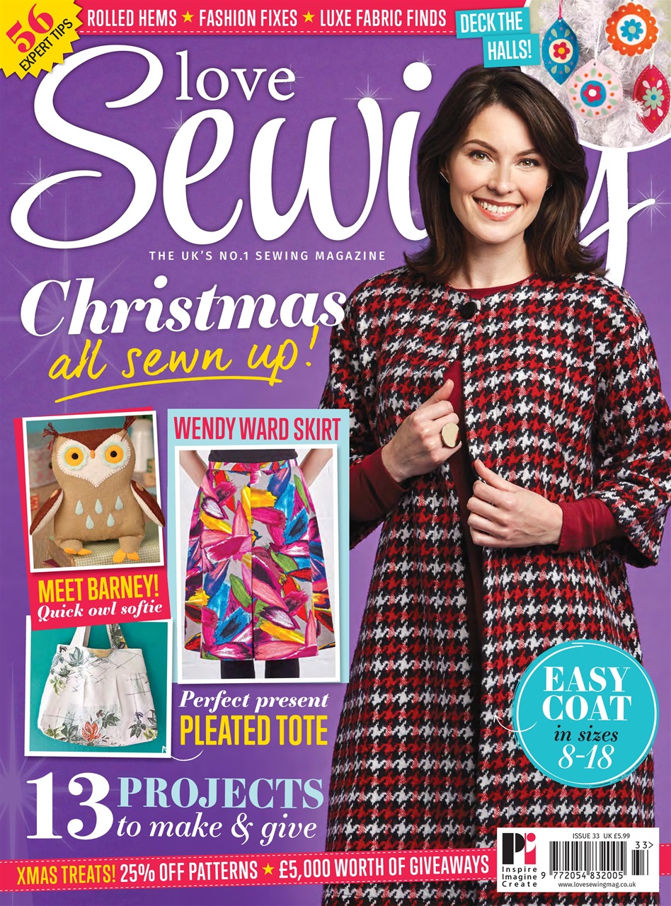 Love Sewing Magazine 33 Back Issue