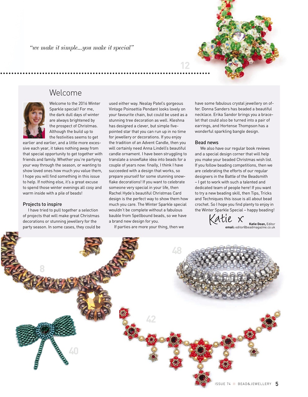 Bead & Jewellery Magazine Issue 74 Back Issue