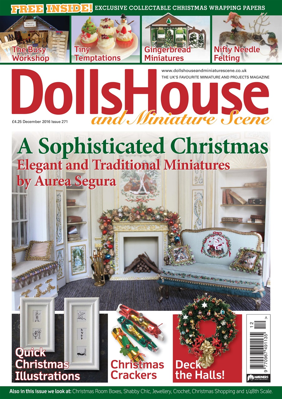 Dolls House and Miniature Scene Magazine December 2016 (Iss 271) Back
