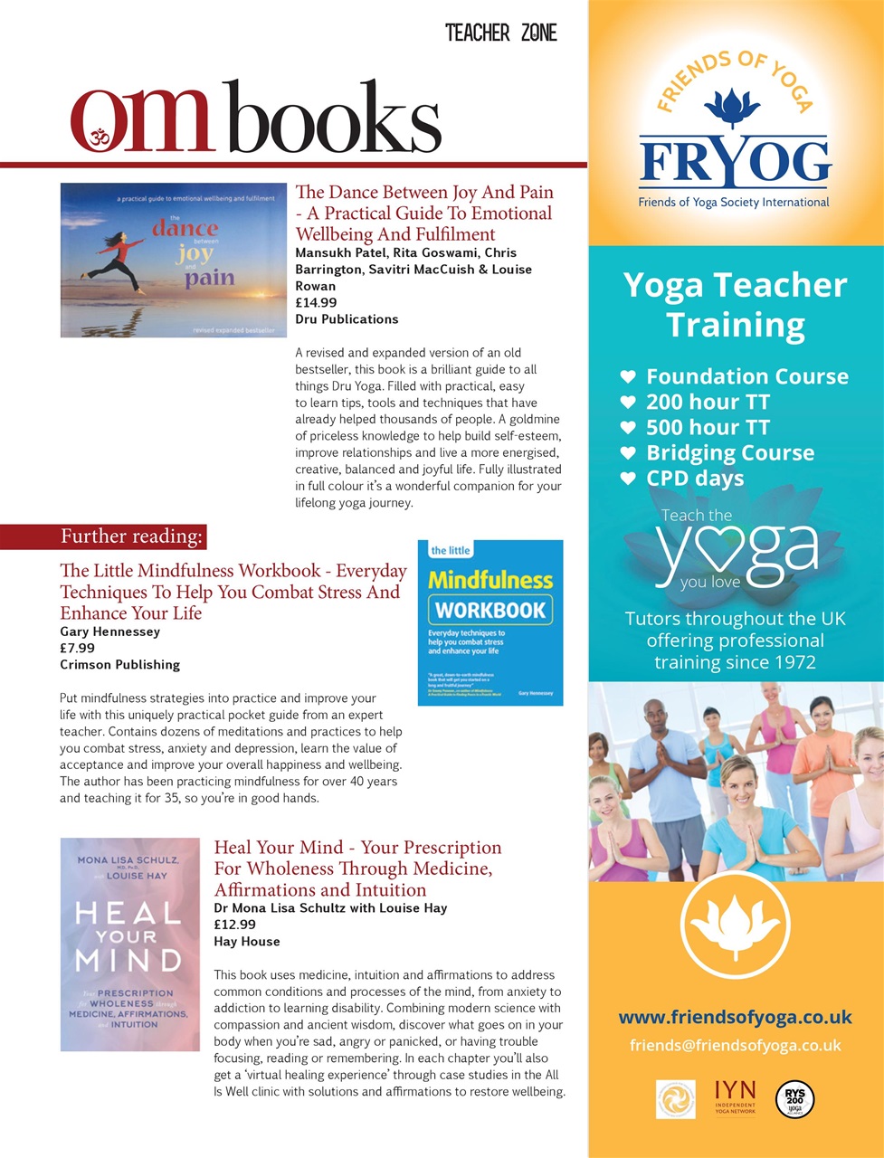 OM Yoga Magazine - January 2017 Back Issue