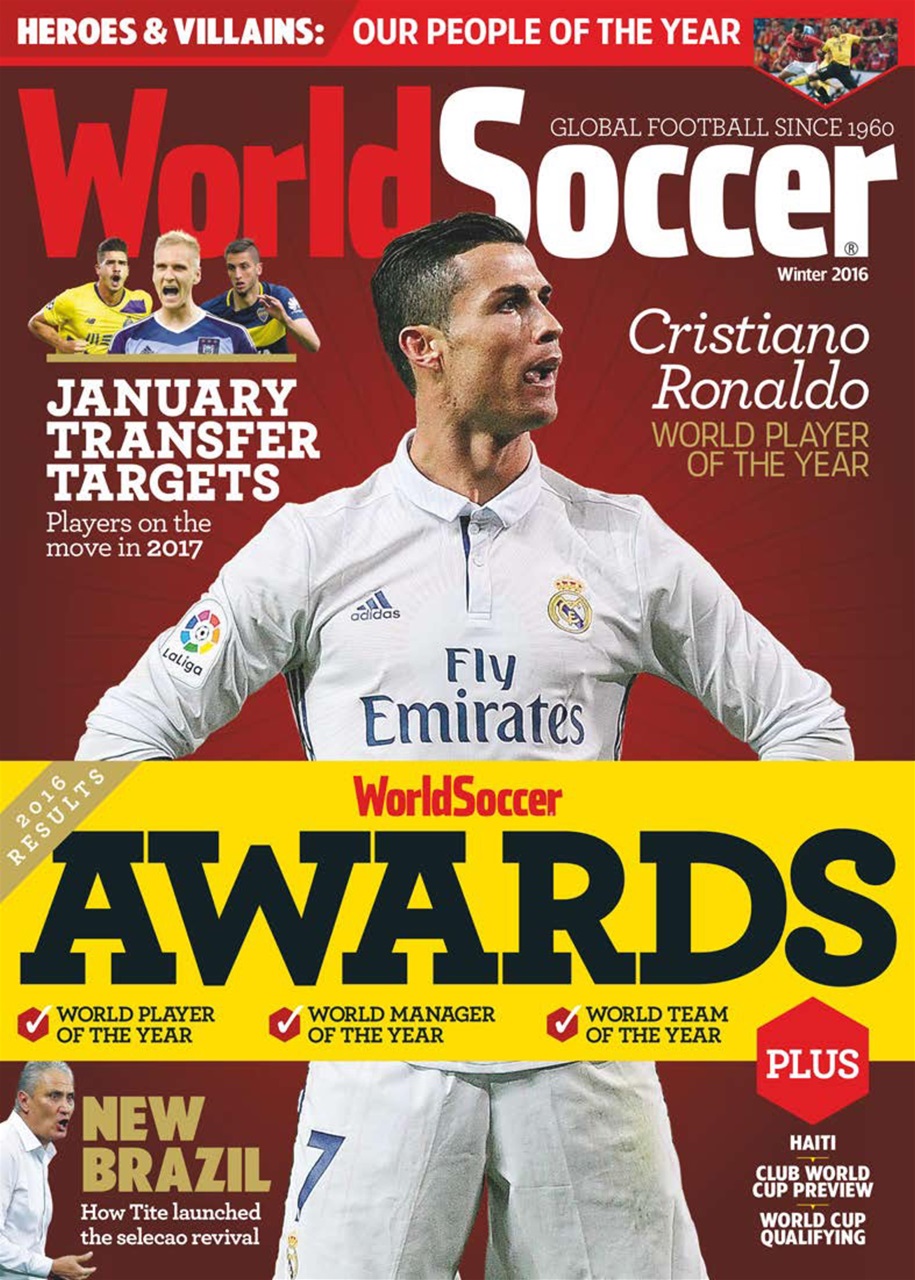 World Soccer Magazine Winter 2016 Back Issue