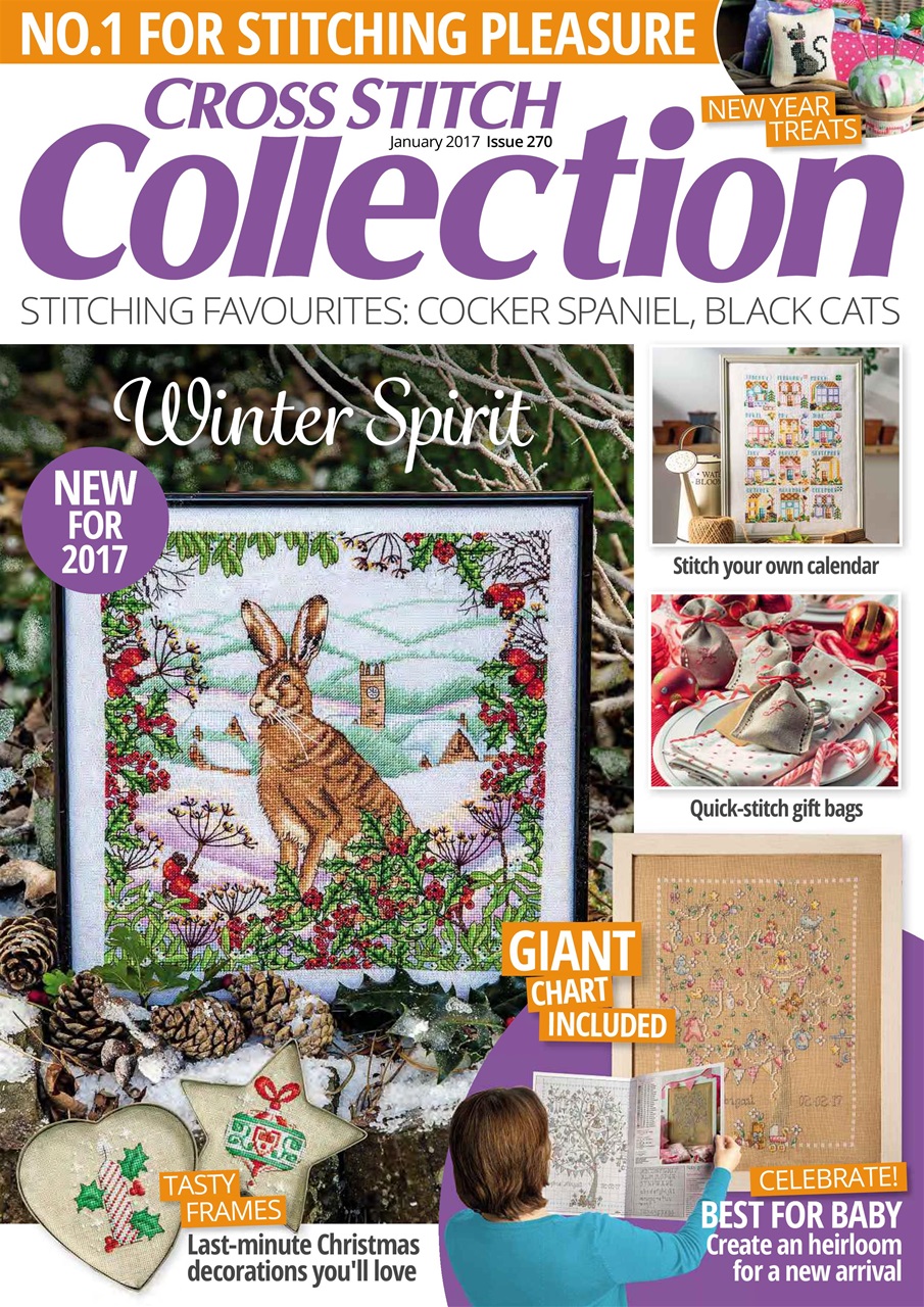 Cross Stitch Collection Magazine - January 2017 Back Issue