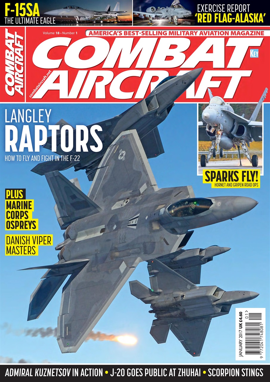 Combat Aircraft Journal Magazine - January 2017 Back Issue