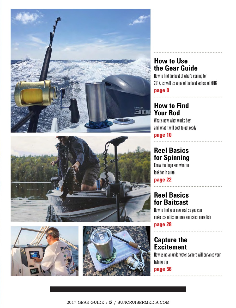 Sport Fishing Guides Magazine Fishing Gear Guide Back Issue