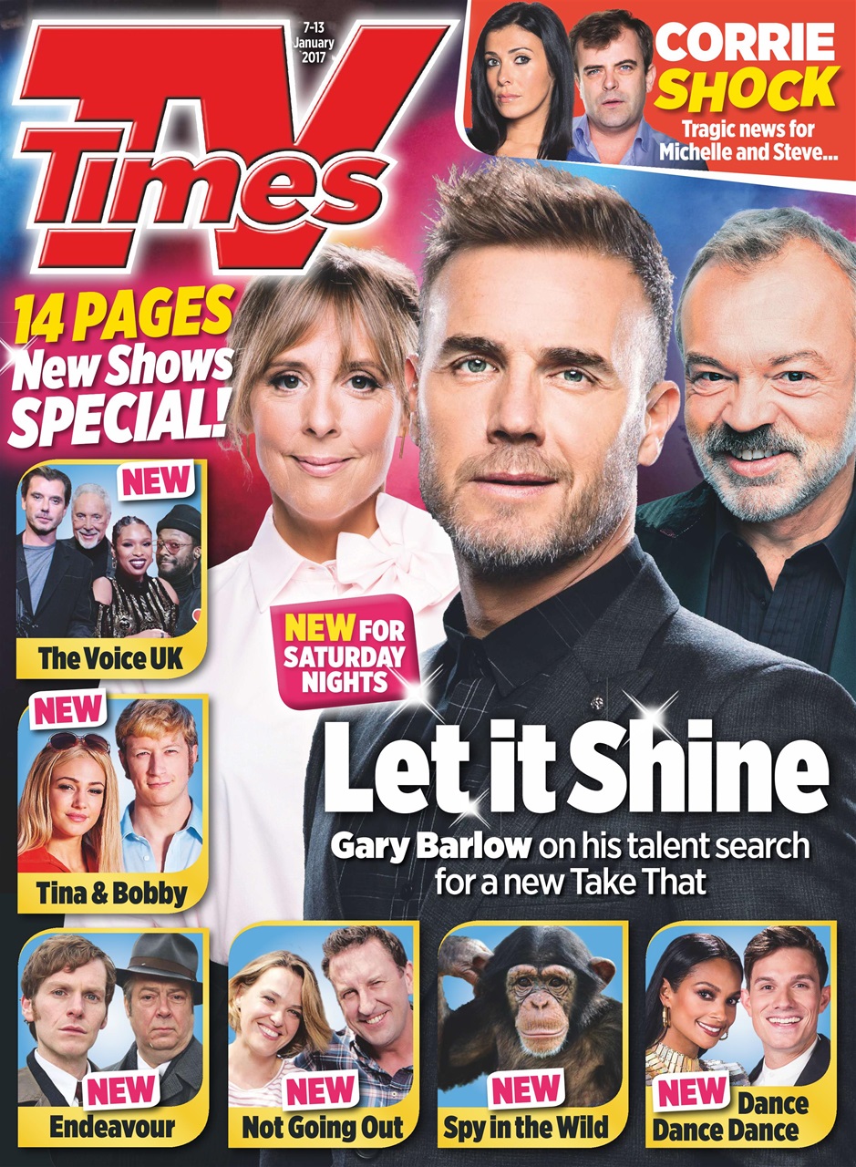 TV Times Magazine 7th January 2017 Back Issue