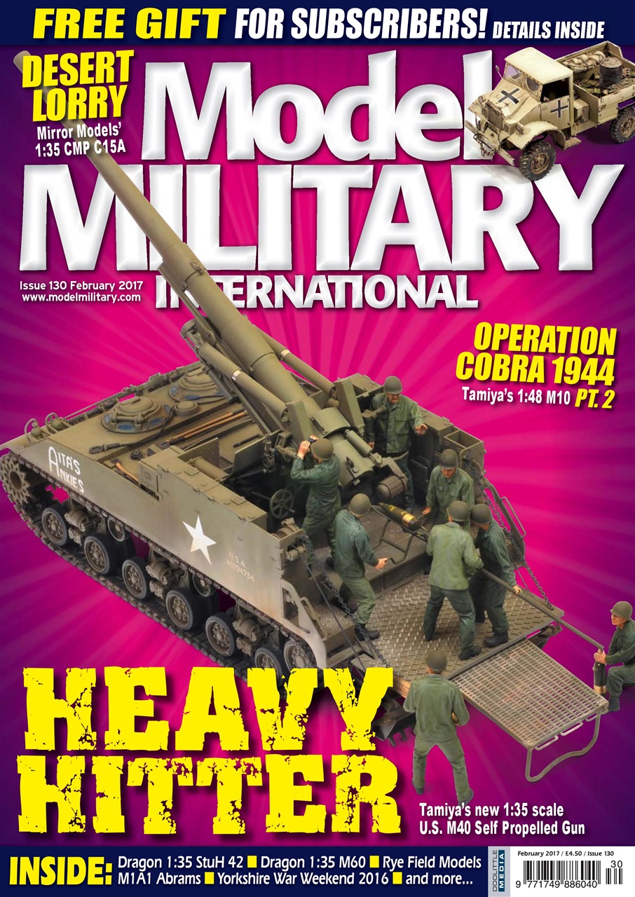 Model Military International Magazine 130 February 2017 Back Issue